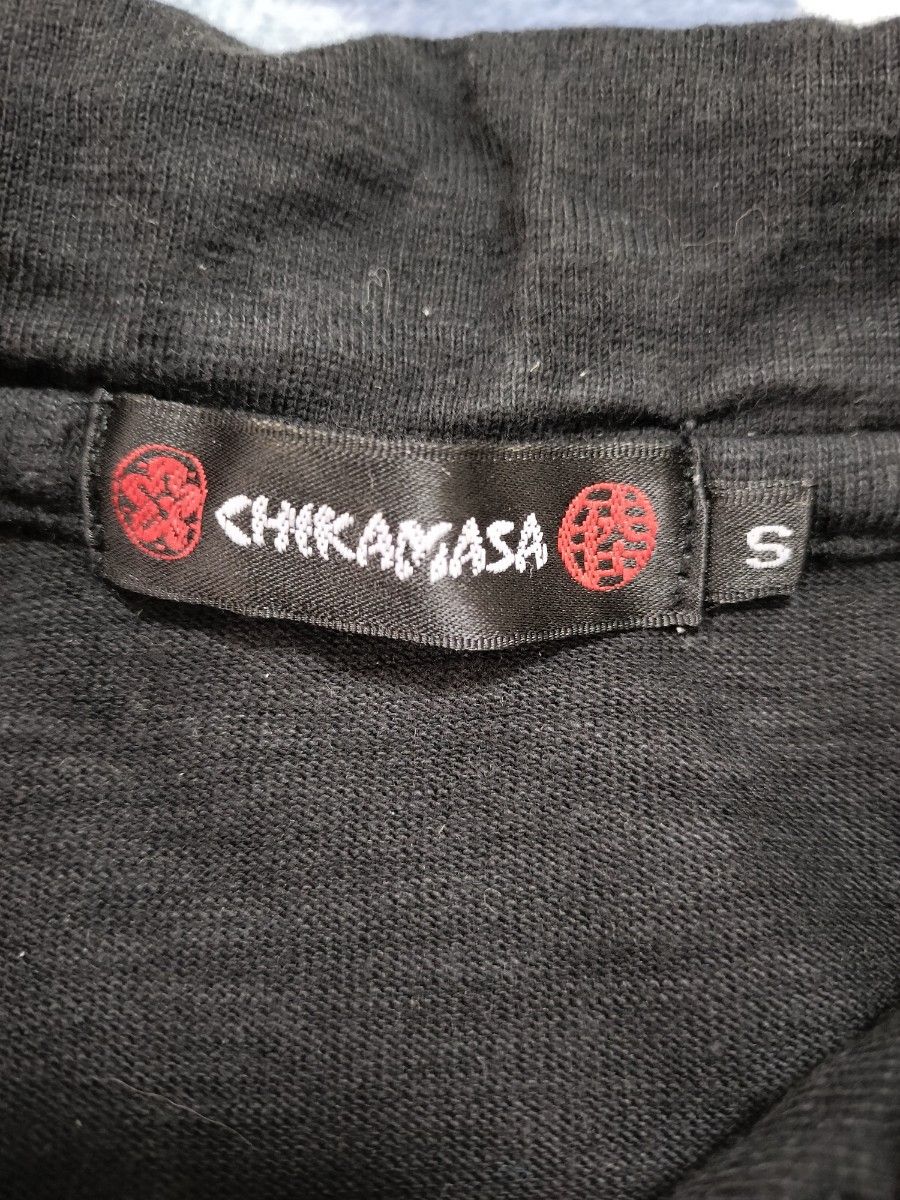 CHIKAMASA 見事な鯉刺繍のメンズポロシャツSサイズ