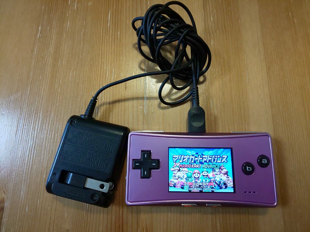 ★動作確認済★任天堂 NINTENDO GAME BOY MICRO ゲームボーイ ミクロ 本体 純正ACアダプタ★おまけ★