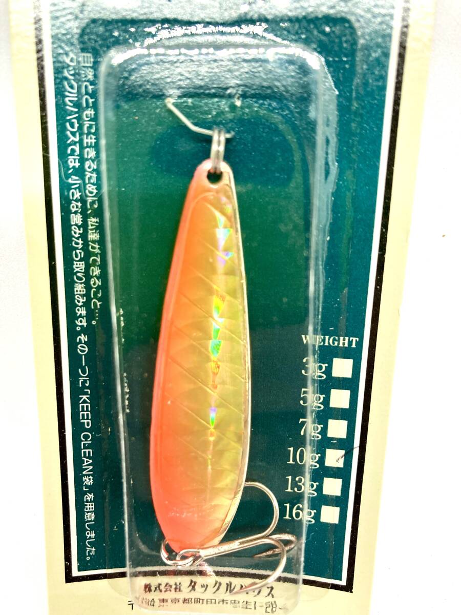 当時物 TWINKLE TACKLE SPOON タックルハウス タックルスプーン 10g ゴールドレッド 純金 純銀メッキ トラウト サクラマス サツキマスの画像2