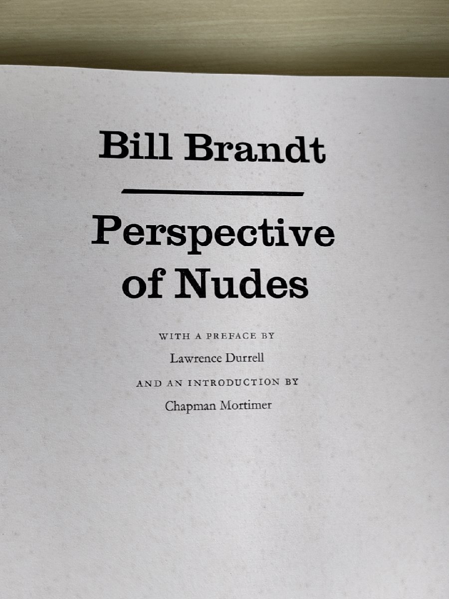 ビル・ブラント 写真集 Perspective of Nudes Bill Brandt 1961 ビル・ブラント 写真集 Perspective of Nudes Bill Brandt 1961