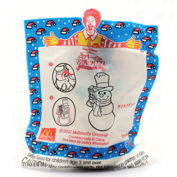 Disney Donald McDonald's Meal Toy Magke's Magical Christmas McDonald's 2002