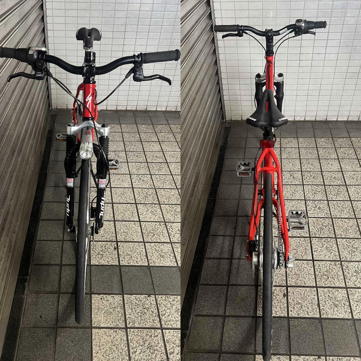 【SPECIALIZED】ROCKHOPPER マウンテンバイク 440㎜ 内装7速 レッドの画像9