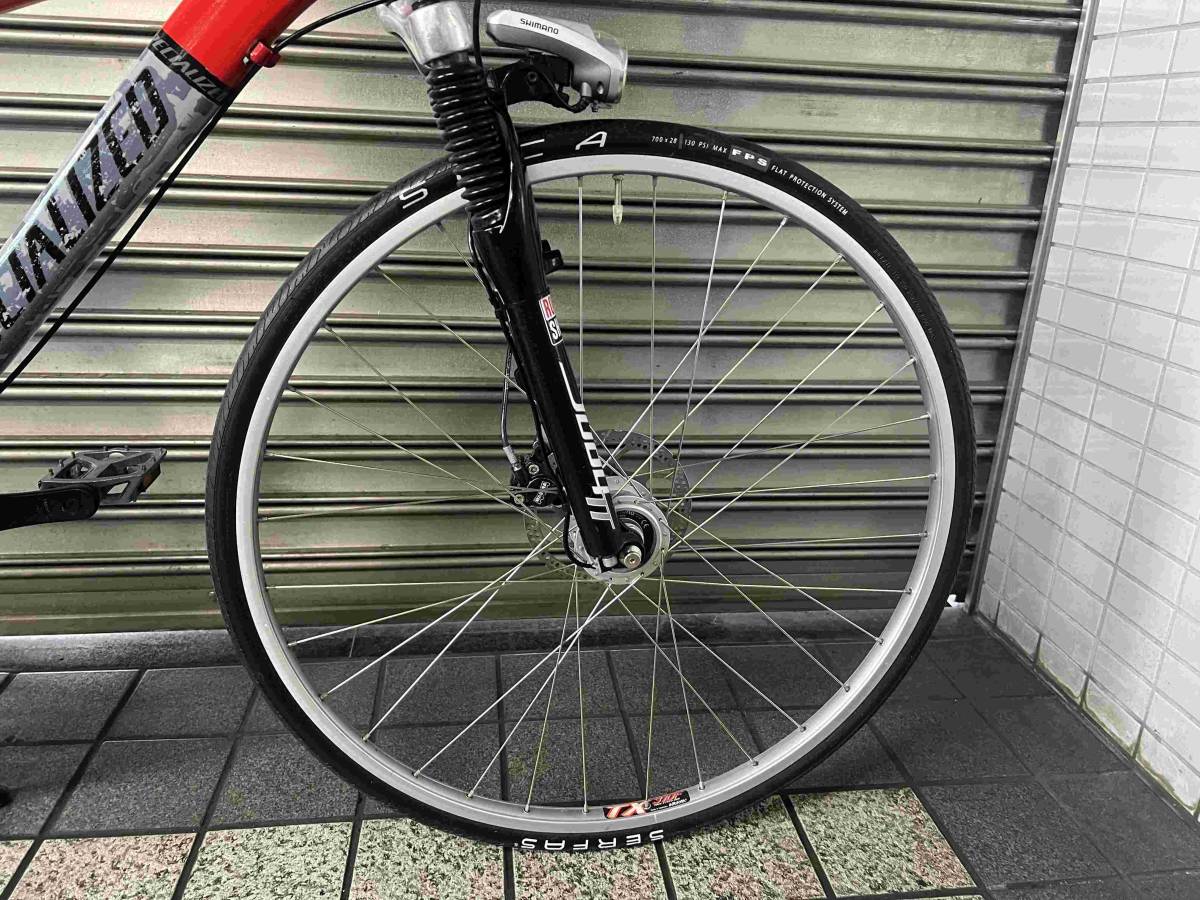 【SPECIALIZED】ROCKHOPPER マウンテンバイク 440㎜ 内装7速 レッドの画像5