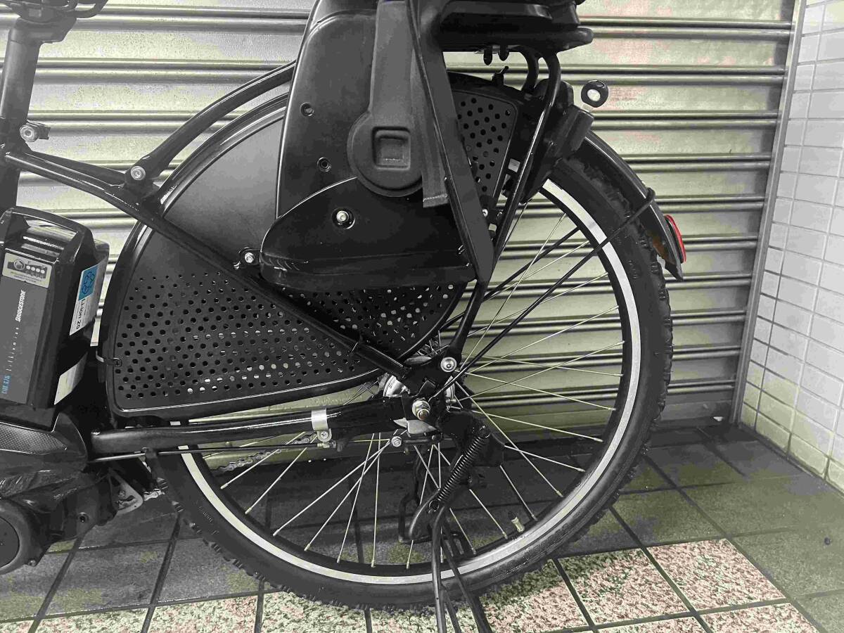 【BRIDGESTONE】電動アシスト自転車 HYDEE.II（ハイディーツー） 26型 内装3段変速 クロツヤケシの画像3