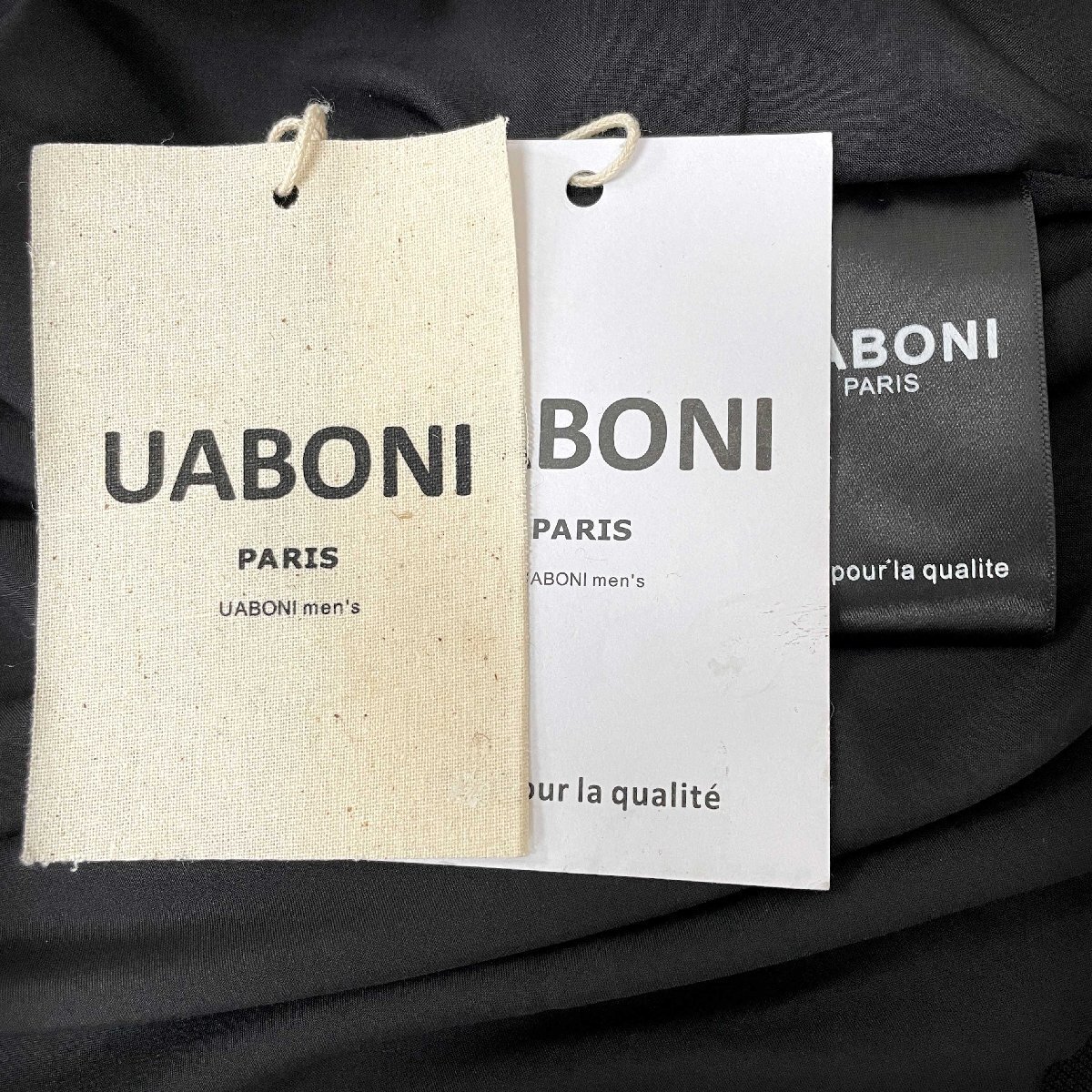 ★★上級EU製＆定価6万◆UABONI*Paris*スタジャン*ユアボニ*パリ発◆個性 保温 快適 アメカジ 英字柄 スポーツ ジャケット レジャー M/46_画像10