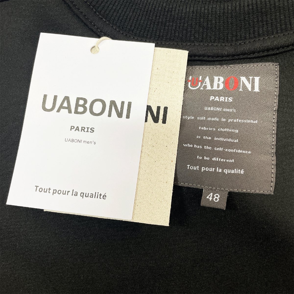 個性EU製＆定価4万◆UABONI*Paris*トレーナー*ユアボニ*パリ発◆上品 お洒落 シンプル フラワー スウェット プルオーバー 春 日常 L/48_画像8