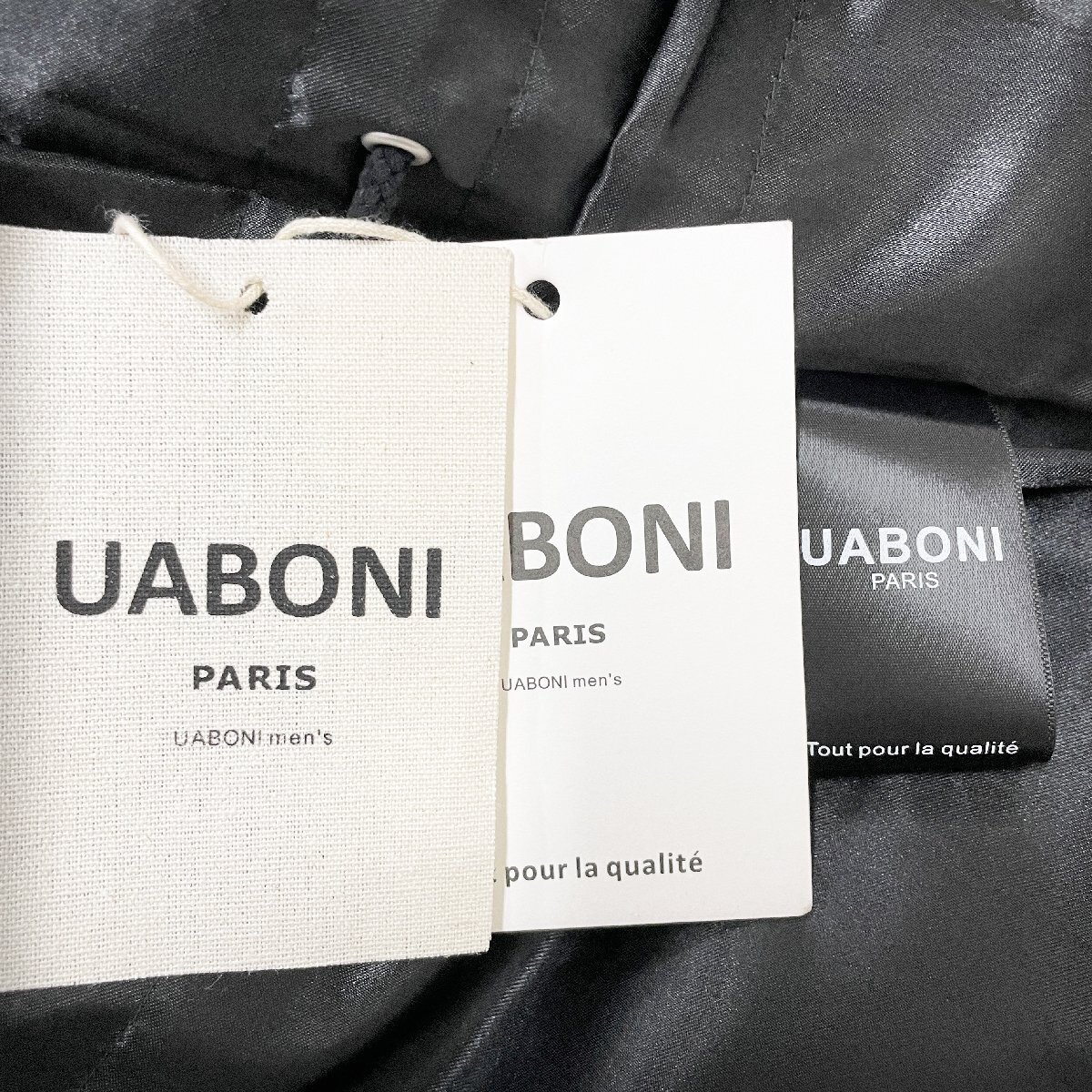 最高峰EU製＆定価23万◆UABONI*Paris*極地防寒レザー・ダウンジャケット*ユアボニ*パリ発◆最上級羊革・ムートン グースダウン90％ 2XL/52_画像8