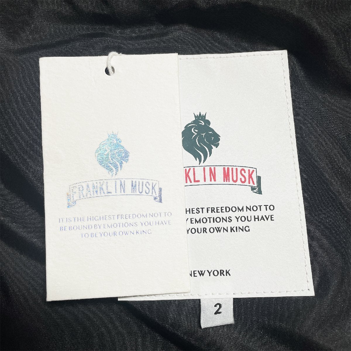 高級 定価8万 FRANKLIN MUSK・アメリカ・ニューヨーク発 上下セット 上品 暖か ソフト 刺 ジャケット パンツ スポーツ サイズ4の画像9