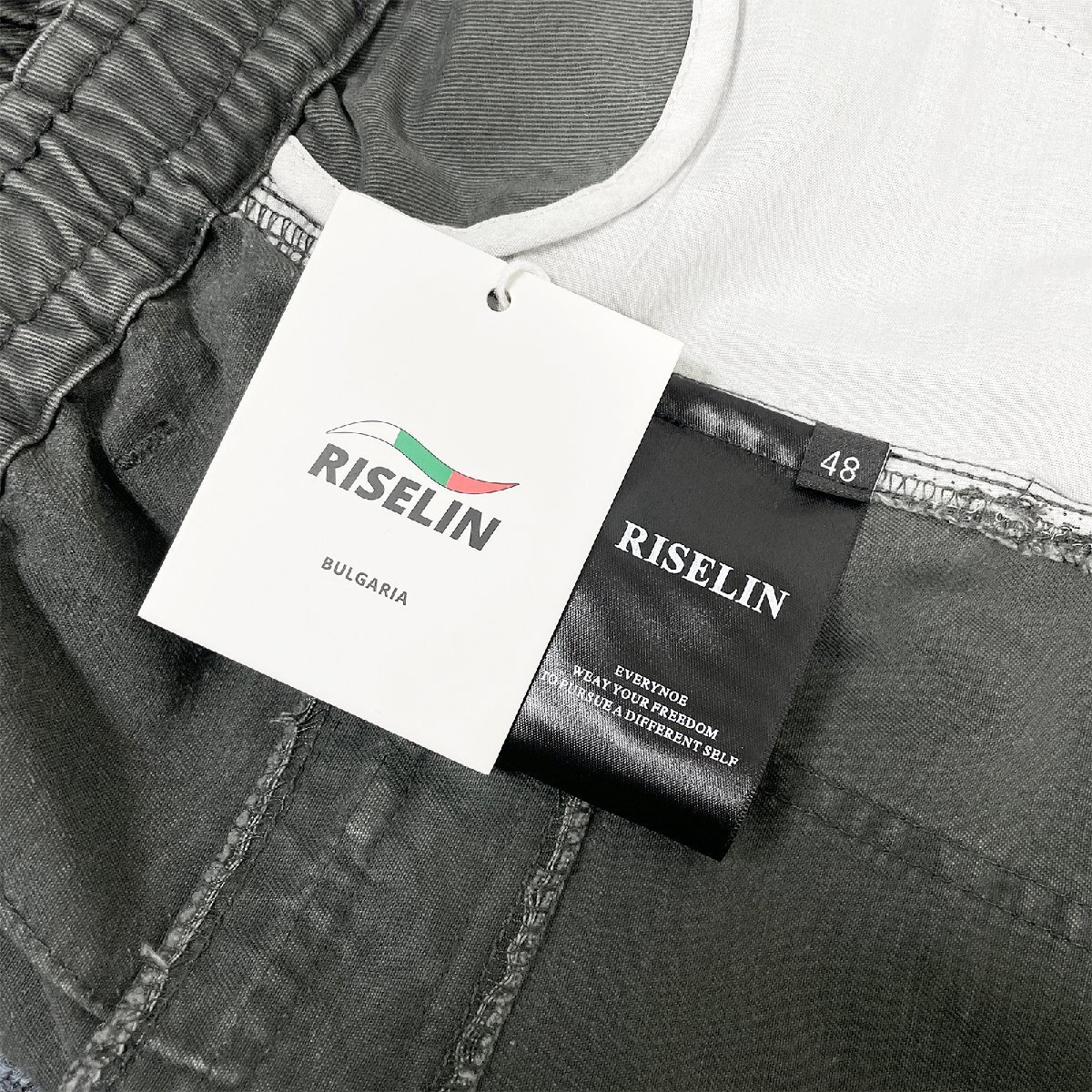 最高級ヨーロッパ製※定価5万◆ブルガリア発※RISELIN チノパンツ デニムパンツ コットン 吸湿 快適 無地 ストリート ボトムス 定番 2XL_画像7