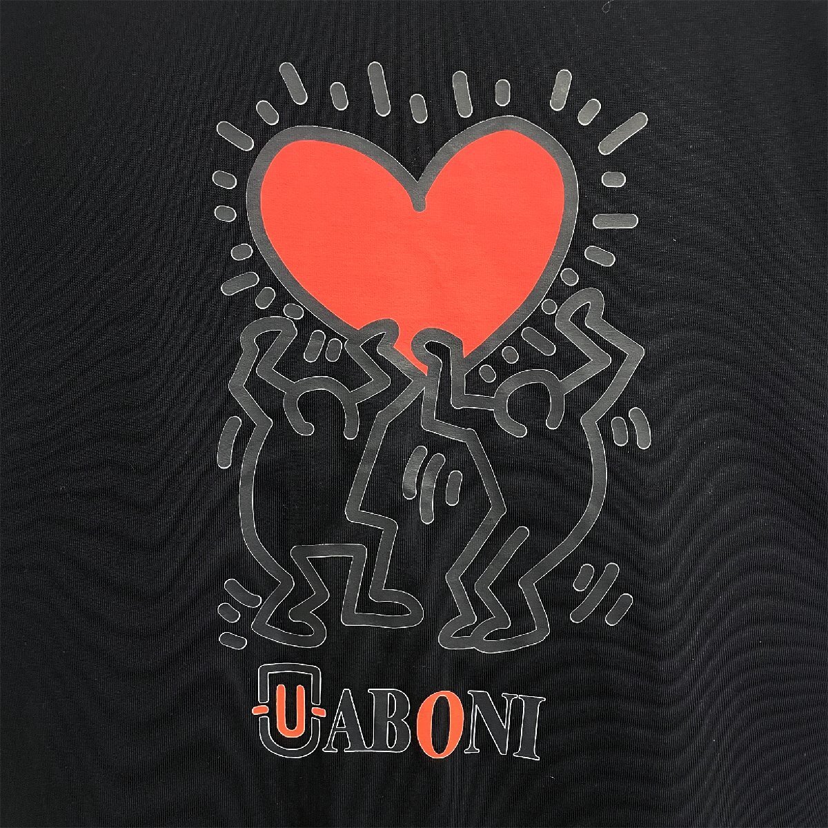 人気EU製＆定価2万◆UABONI*Paris*半袖Tシャツ*ユアボニ*パリ発◆高品質綿100% 快適 吸汗 個性 カットソー スウェット カップル 男女兼用 M_画像5