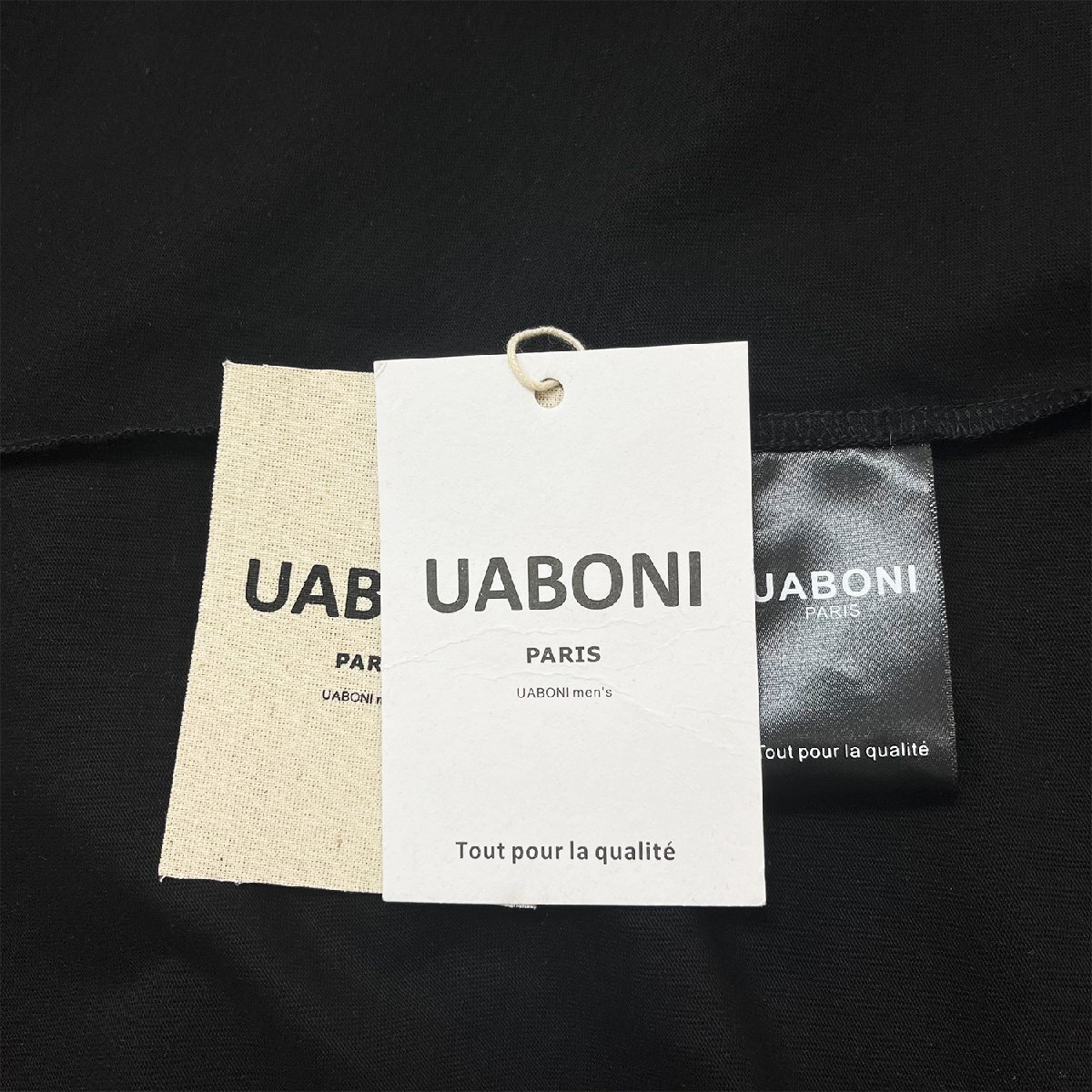 個性EU製＆定価2万◆UABONI*ユアボニ*半袖Tシャツ*フランス*パリ発◆コットン100％ 通気 ゆったり キャラクター クマ カットソー 夏 M_画像8