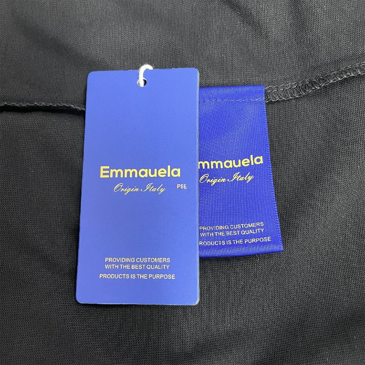 個性・半袖Tシャツ 定価2万◆Emmauela・イタリア・ミラノ発◆コットン100％ 速乾 吸汗 薄手 バラ ロゴ カットソー 定番 男女兼用 XL/50_画像9