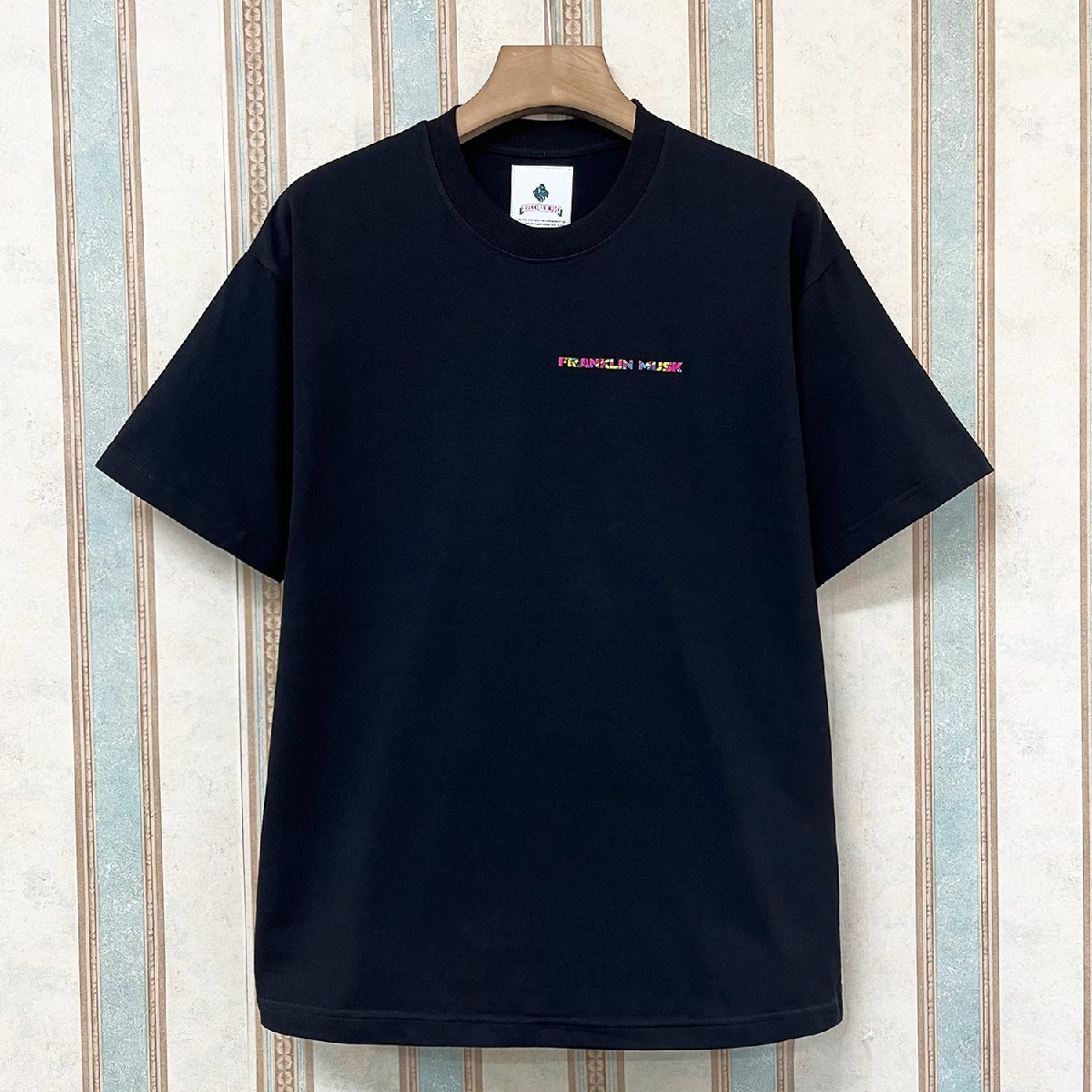 個性 定価2万 FRANKLIN MUSK・アメリカ・ニューヨーク発 半袖Tシャツ 吸汗 通気 ソフト 遊び心 ポップ アメカジ スウェット 普段着 春夏 2_画像2