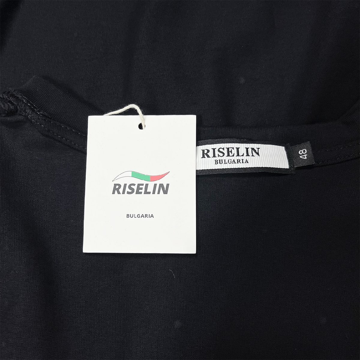 個性ヨーロッパ製※定価2万◆ブルガリア発※RISELIN 半袖Tシャツ 綿100% 薄手 快適 ラインストーン オシャレ ゆったり スウェット 街着 Lの画像10