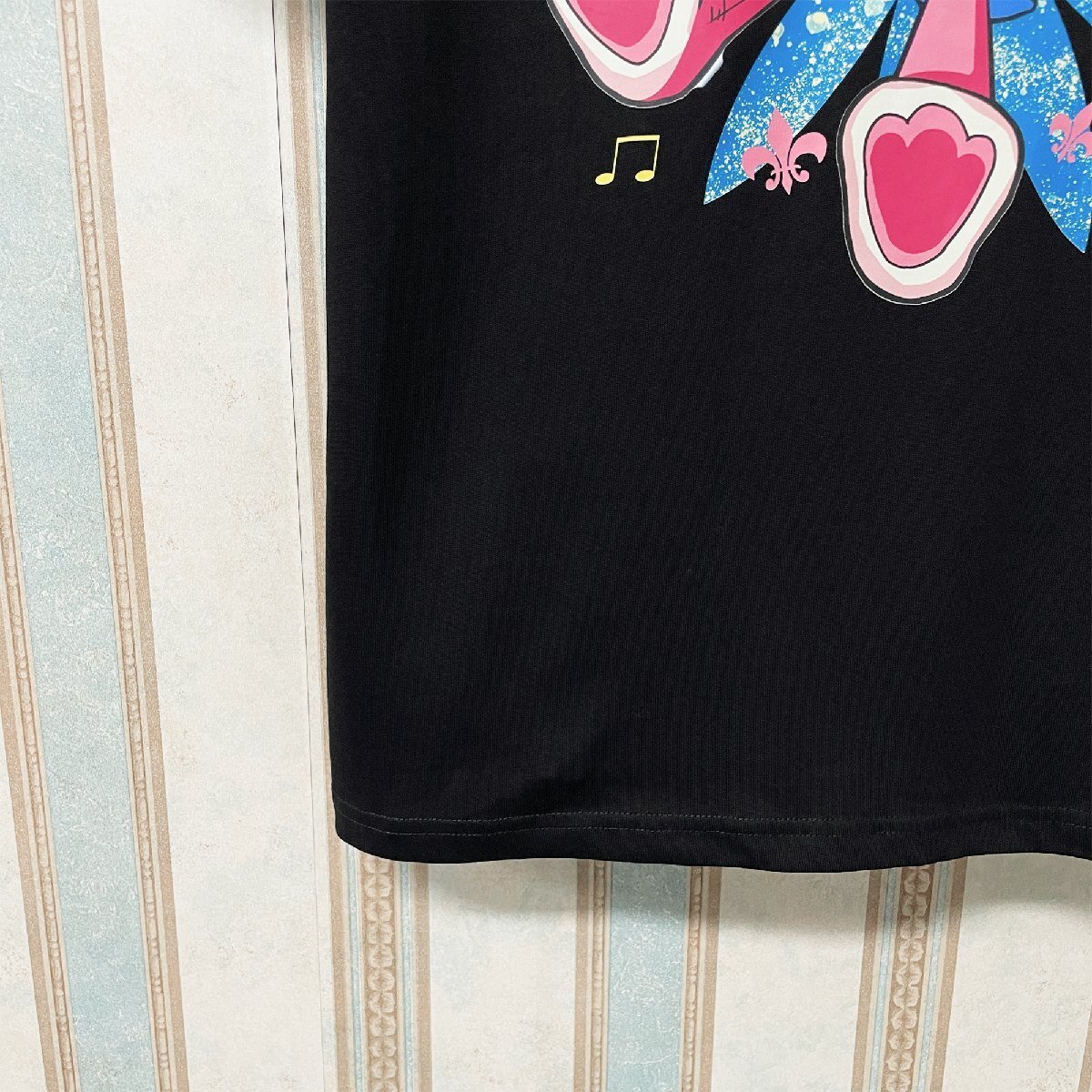 高級 定価2万 FRANKLIN MUSK・アメリカ・ニューヨーク発 半袖Tシャツ 快適 吸湿 遊び心 可愛い トップス スウェット カットソー サイズ1_画像6