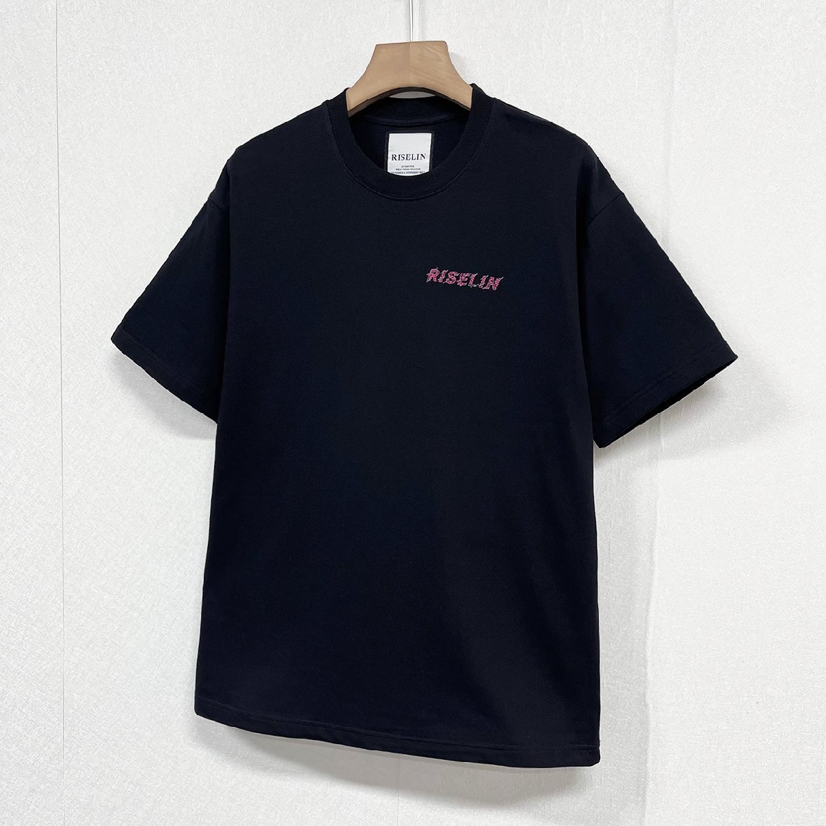 高級ヨーロッパ製※定価2万◆ブルガリア発※RISELIN 半袖Tシャツ 上質 薄手 通気 プリント 遊び心 トップス カットソー 個性 夏服 XL/50_画像9