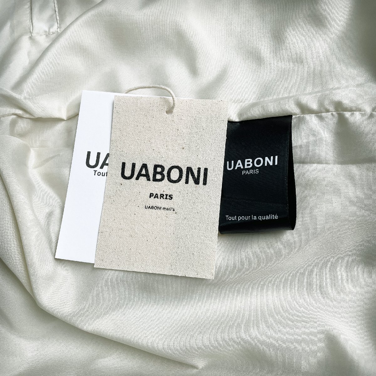 一枚限定＆定価6万◆UABONI*Paris*ブルゾン*ユアボニ*パリ発◆定番 薄手 千鳥格子柄 オシャレ 総柄 ジャケット 普段着 春夏 2XL/52サイズ_画像9