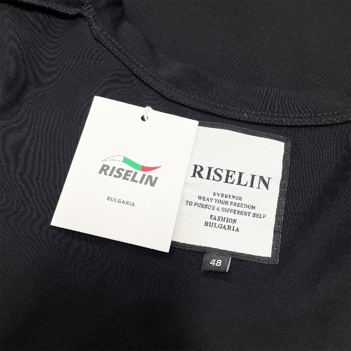 高級ヨーロッパ製※定価2万◆ブルガリア発※RISELIN 半袖Tシャツ ソフト 薄手 可愛い 蝶結び カットソー キレイめ エレガント レディース M_画像10