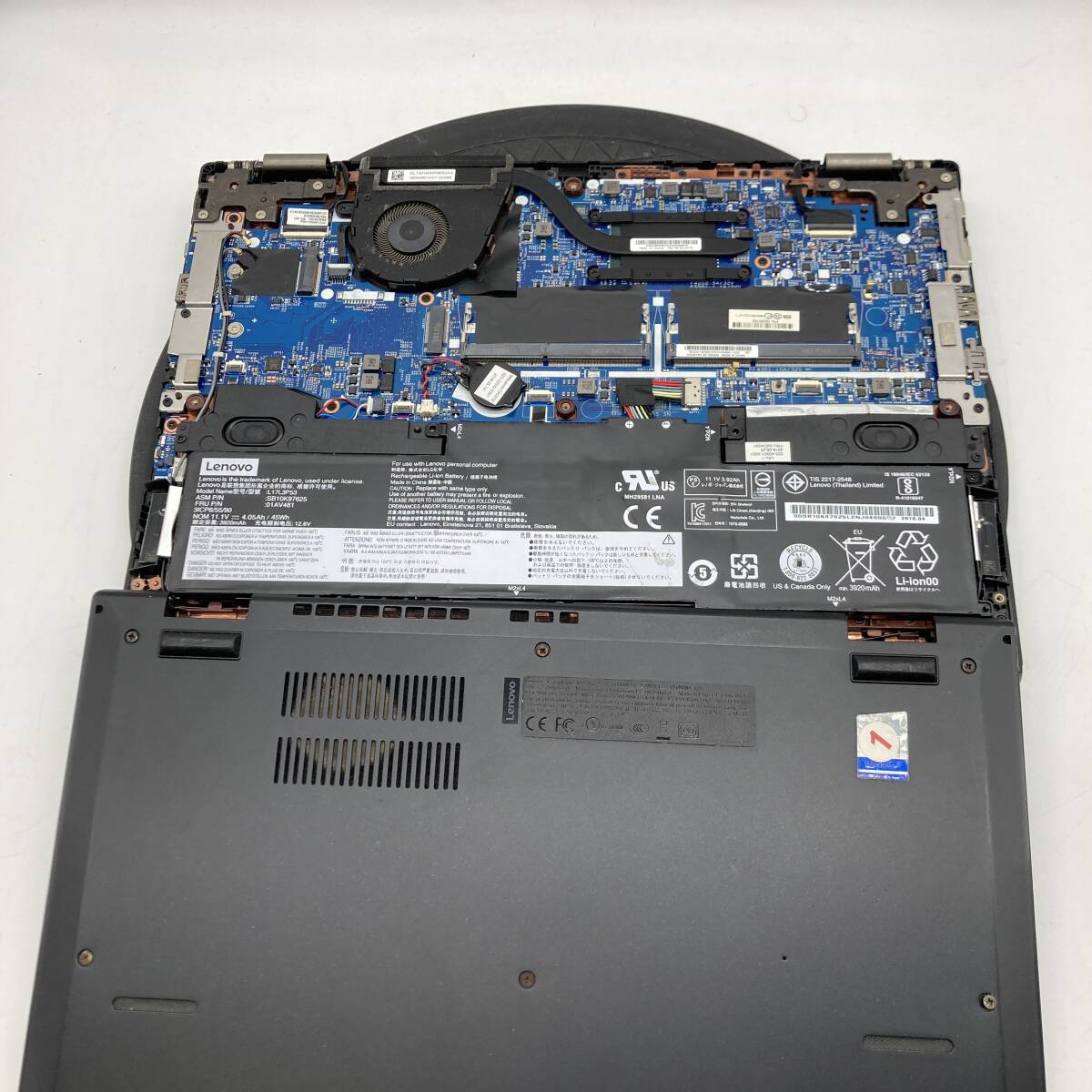 ジャンク Lenovo ThinkPad L380 CPU 第8世代 Core i5-8 メモリ/HDD/SSDなし 13.3型 中古 PC ノートパソコン 基盤の画像6