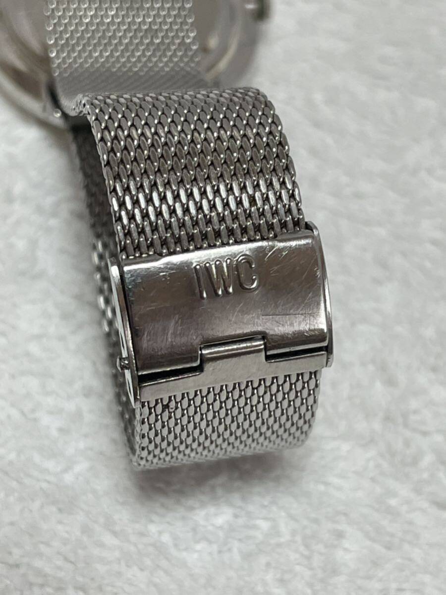 [52-2]1 jpy ~[ operation goods ]IWC car f is uzen hand winding Inter National watch original belt white men's including in a package un- possible 