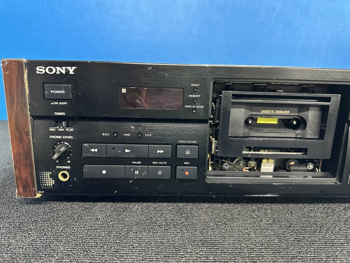 SONY ソニー カセットデッキ TC-K555ESL 状態悪い 未チェック ジャンク品の画像2
