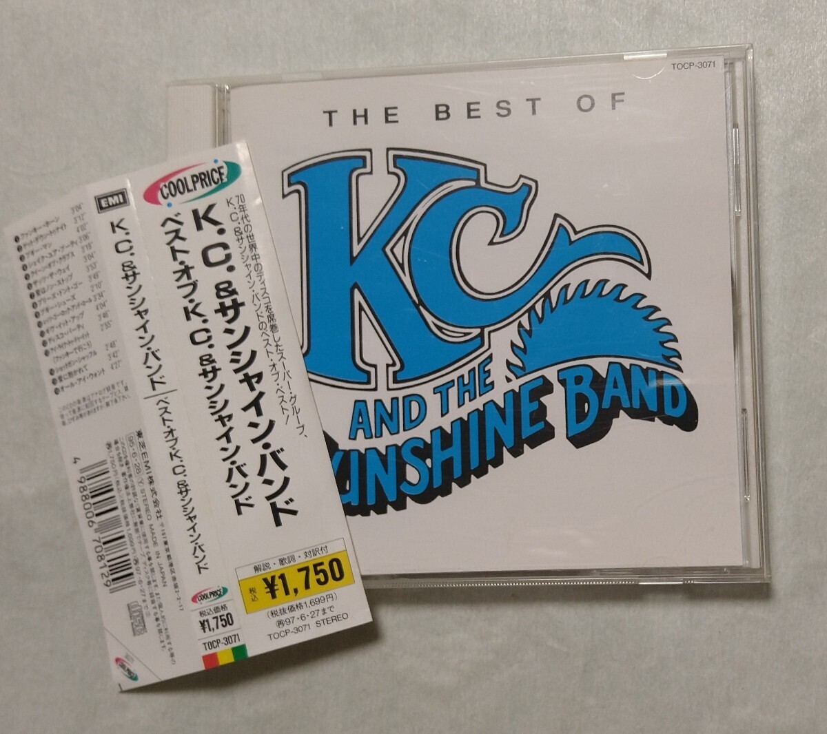 KC & The Sunshine Band 『ベスト・オブ・KC & ザ・サンシャイン・バンド』 帯付き国内盤_画像1