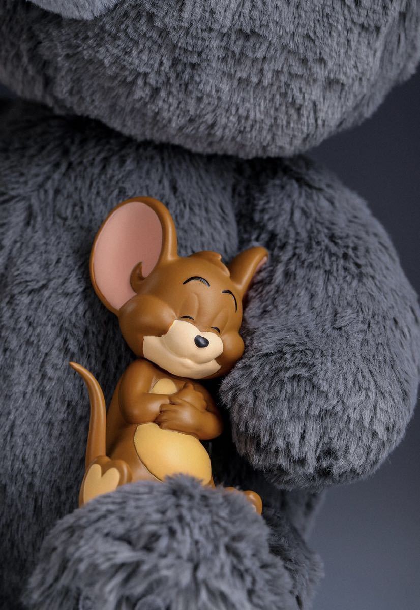 『トムとジェリー』TOM&JERRY SOAP STUDIO ソープスタジオ テディベア・トム フィギュア ぬいぐるみ グレー色 正規品 確定仕様の画像3