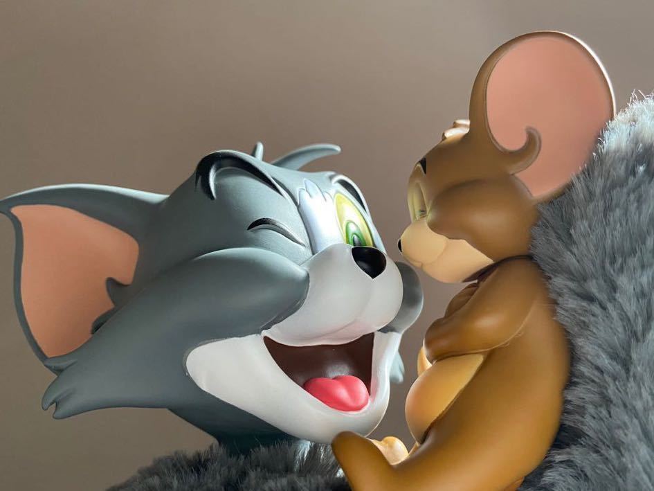 『トムとジェリー』TOM&JERRY SOAP STUDIO ソープスタジオ テディベア・トム フィギュア ぬいぐるみ グレー色 正規品 確定仕様の画像8