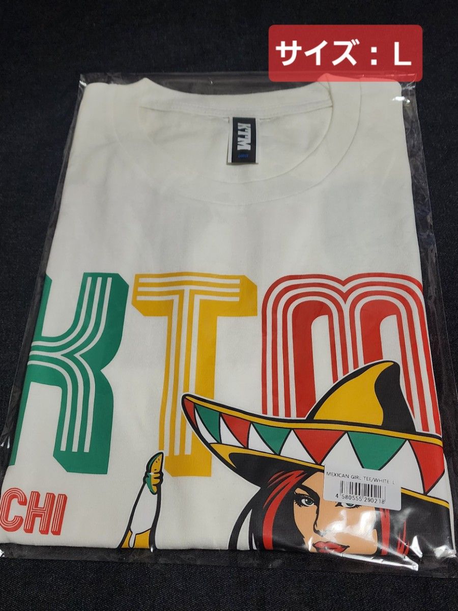 Lサイズ　CLUBケツメイシ　Tシャツ  会員限定　「MEXICAN GIRL TEE」ファンクラブ限　WHITE　完売品