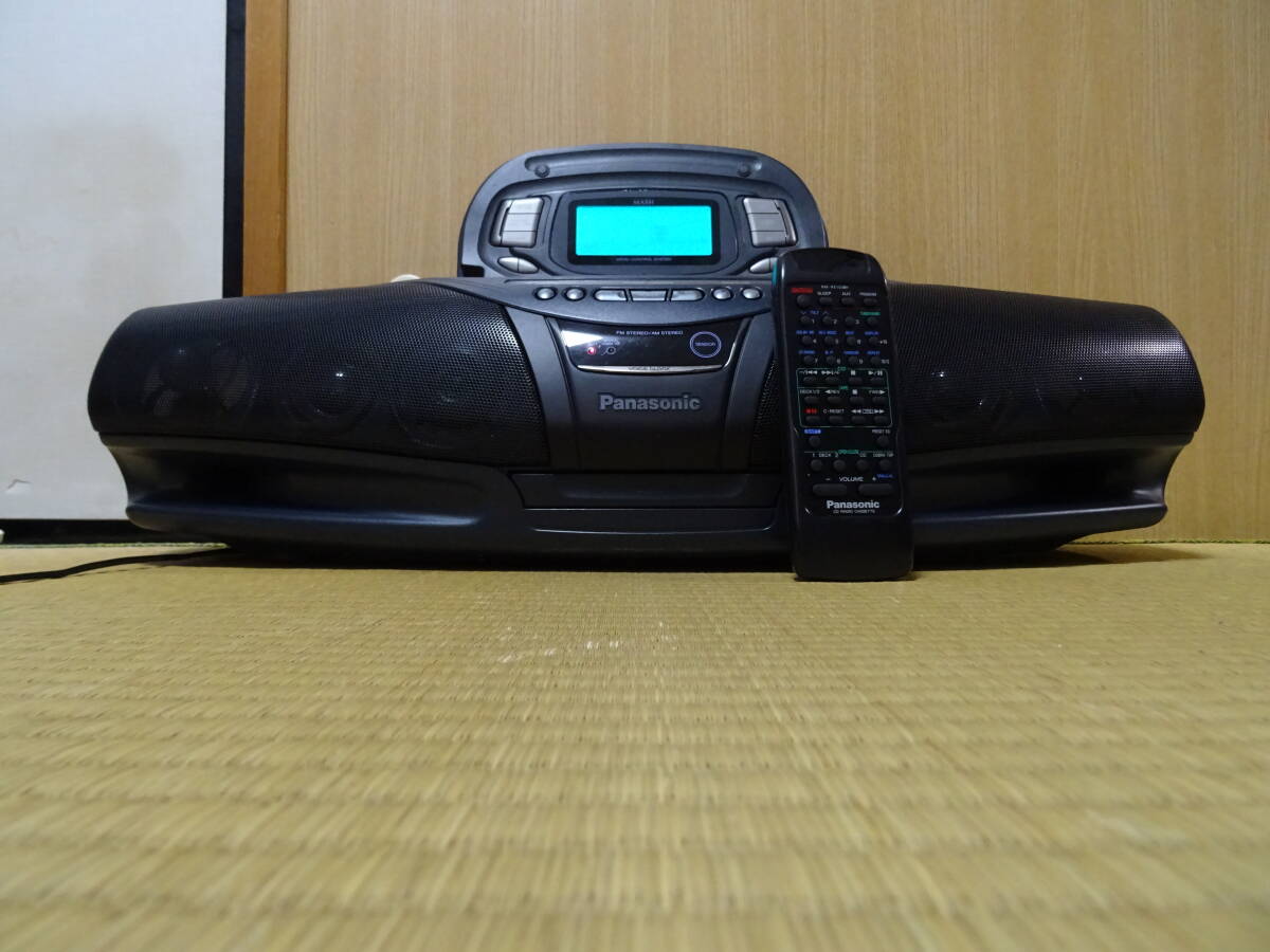 [ including carriage ]Panasonic Panasonic RX-DT95 CD radio-cassette ( substitution remote control attaching )