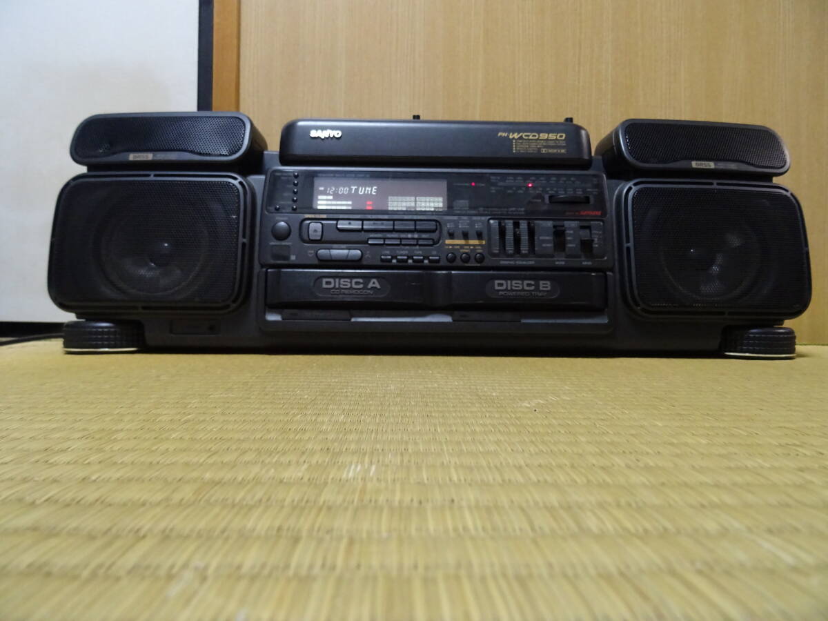 【送料込】SANYO サンヨー PH-WCD950 CDラジカセ（ジャンク）の画像1