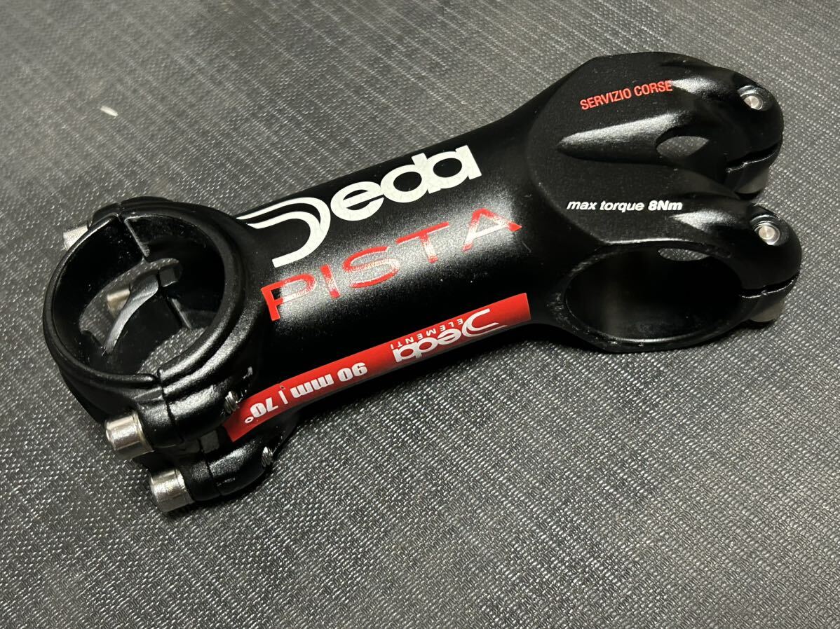 【送料無料】Deda ZERO100 PISTA 90mm 70度　クランプ径31.7mm 中古品_画像4