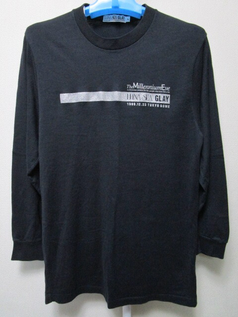 LUNA SEA GLAY The Millennium Eve 1999年12月23日 東京ドーム ロンＴシャツ（対バンライブコンサートグッズ）_画像1