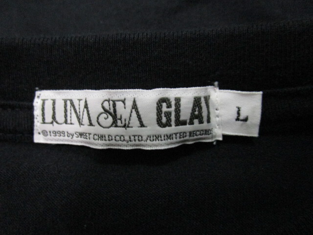 LUNA SEA GLAY The Millennium Eve 1999年12月23日 東京ドーム ロンＴシャツ（対バンライブコンサートグッズ）_画像7