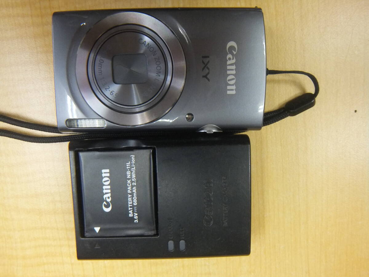 Cannon キャノン コンパクトデジタルカメラ IXY150 シルバー デジカメ コンデジ 映像機器の画像1