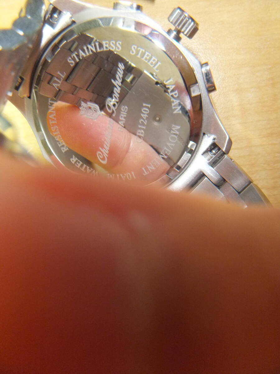  Christian Bonheur クリスチャンボヌール クロノグラフ CB12401 腕時計 時計の画像6