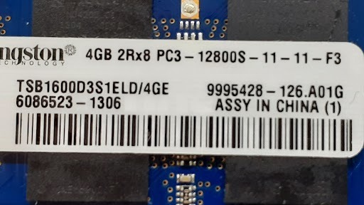L0419-02 PC memory 7 pieces set Kingston(3 sheets ) SUMSUNG (2 sheets )hinix Celixir PC3-12800S(DDR3-1600) each 4GB×7 total 28GB