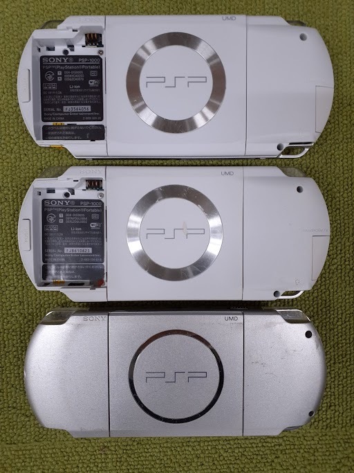 L0420-02 ゲーム機 PlayStation Portable まとめ売り PSP-1000×2台 PSP-3000×1台 ゲームソフト×63本 タイトルは説明欄に記載の画像9