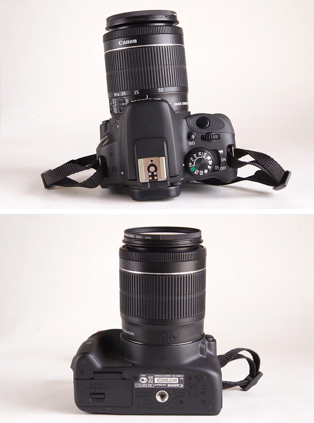 美品 キャノン EOS Kiss X7 デジタルカメラ / レンズ EF-S 18-55mm 3.5-5.6 IS STM / 55-250mm 4-5.6 IS 2 _画像4