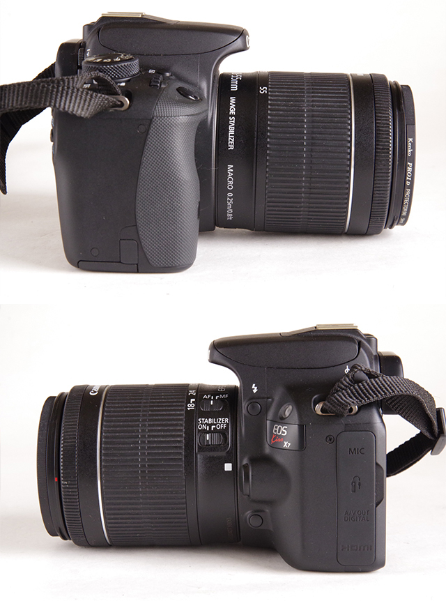 美品 キャノン EOS Kiss X7 デジタルカメラ / レンズ EF-S 18-55mm 3.5-5.6 IS STM / 55-250mm 4-5.6 IS 2 _画像3