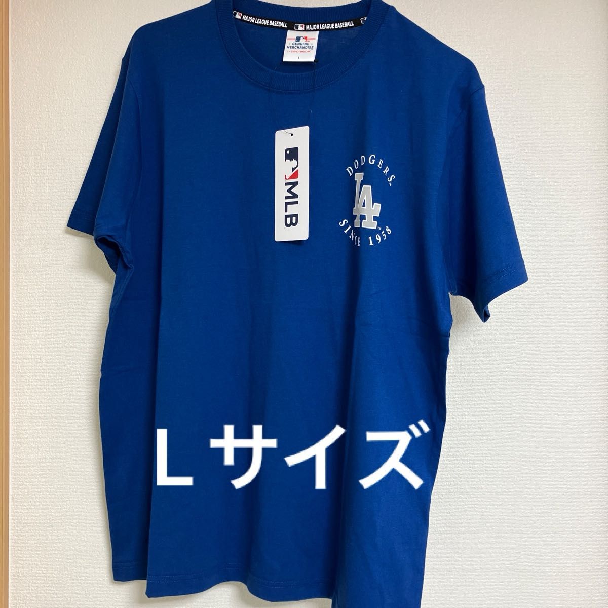 MLB ドジャース 半袖tシャツ Lサイズ 綿100% 新品未使用タグ付き MLB ドジャース 半袖tシャツ Lサイズ 綿100% 新品未使用タグ付き