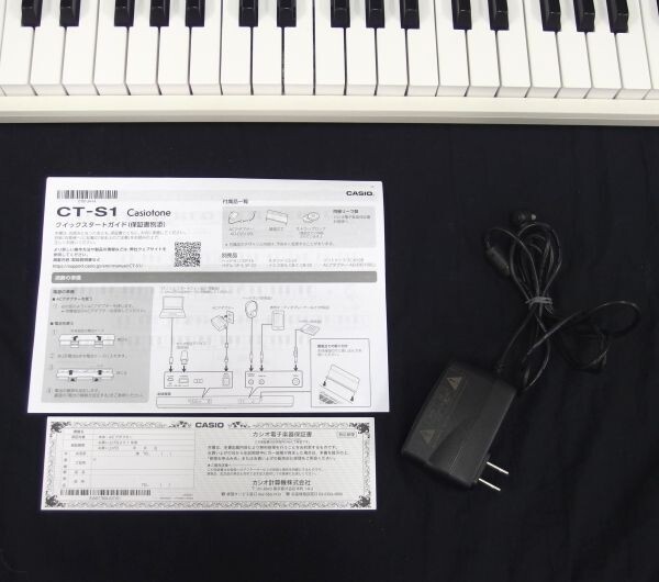 [ operation verification settled / beautiful goods ]CASIO CT-S1 61 key electron keyboard Casiotone/ Casio tone 21 year made /140 size 