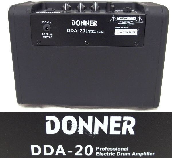 【動作確認済/美品】Donner/ドナー 電子ドラム/キーボード 20W アンプ/スピーカー Bluetooth ワイヤレス機能 DDA-20/100サイズ_画像6