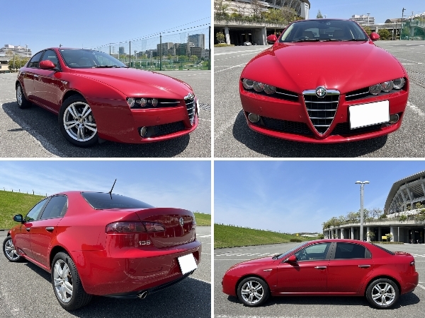 1円売切!!貴重な159最終限定車!!アルファロメオAlfa159 2.2JTSセレスピ-ドコレクション!!検R7.4/17迄!! 92000km!! PoltronaFrau!! brembo!!の画像4