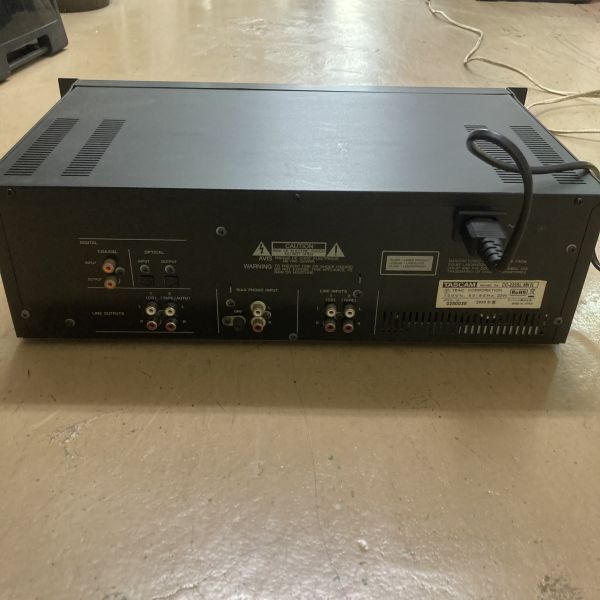 【音出しOK・良好 】TASCAM 業務用CDレコーダー カセットデッキ CC-222SL MKII | 業務機器 アナログ タスカム MK2の画像2