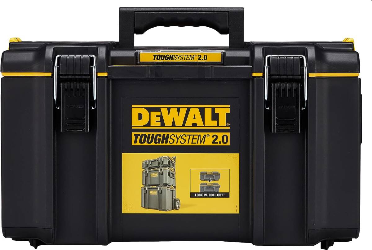 デウォルト(DeWALT) タフシステム2.0 DWST83294-1システム収納BOX Mサイズ 工具箱 収納ケース ツールボックス DS300 積み重ね収納 の画像1