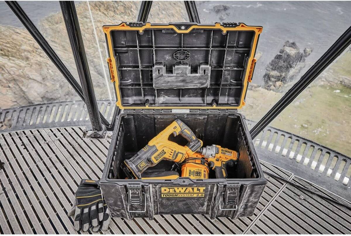 デウォルト(DeWALT) タフシステム2.0 DWST83294-1システム収納BOX Mサイズ 工具箱 収納ケース ツールボックス DS300 積み重ね収納 _画像5