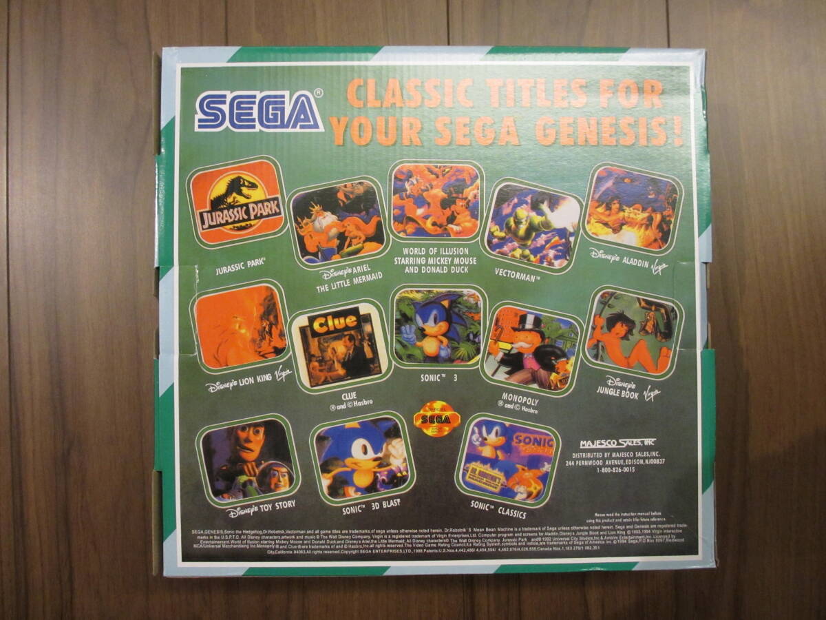 未使用 海外版 MD メガドライブ互換機 Sega Genesis 3 本体 コントローラー ２個 箱説付の画像2