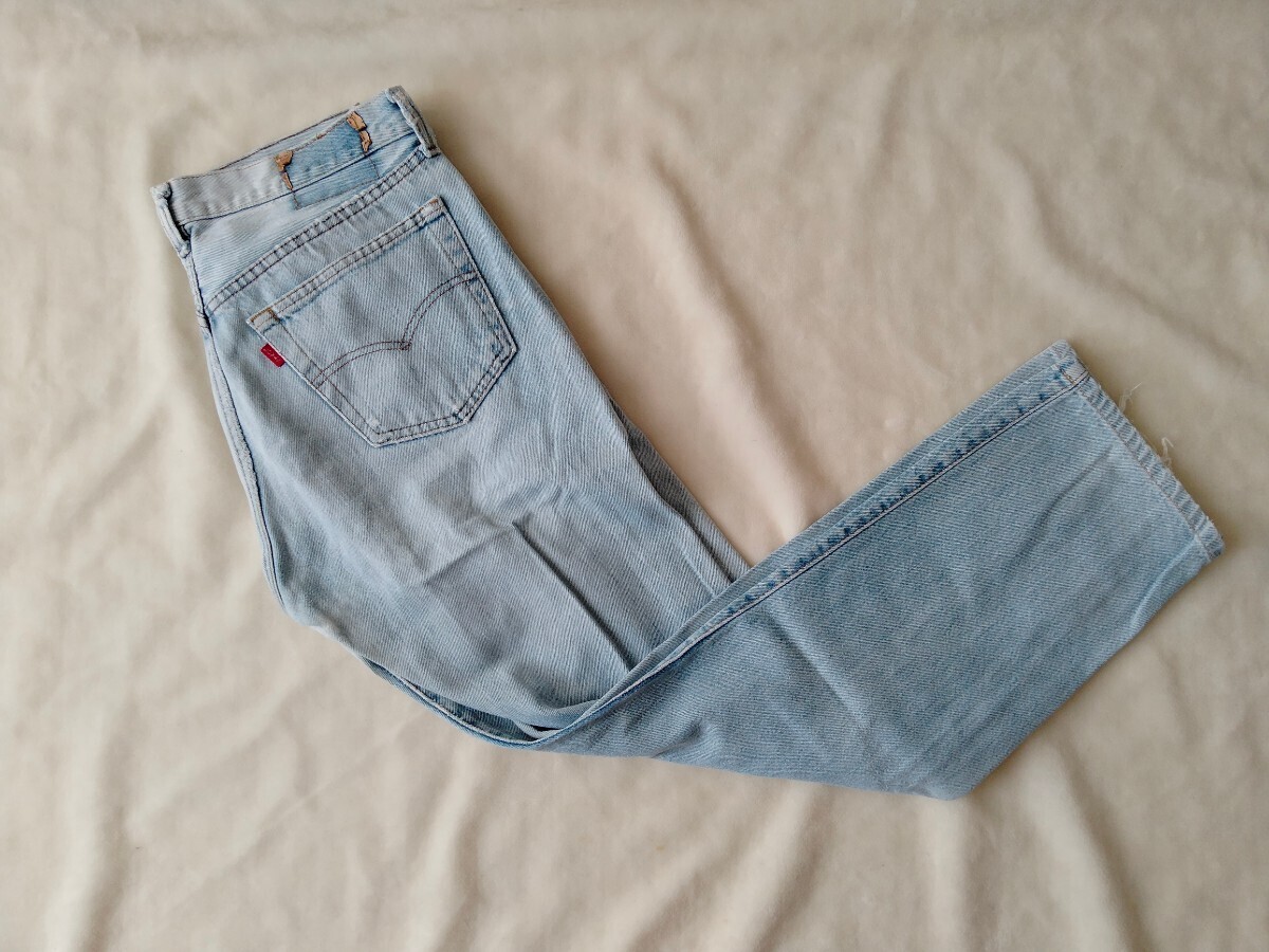  リーバイス 501 Levi's USA製 刻印524 80s 脇割り 内股シングル ヴィンテージ /検索 ビッグE BIGE 赤耳 66 前期 後期 505 517 バレンシア_画像1