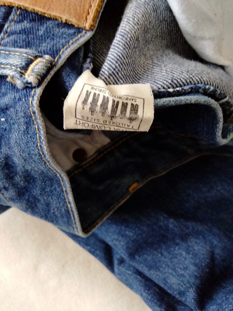 Lee デニム /検索用リーバイス 505 usa Levi's 80s ビッグＥ 519 517 501 usa製 vintage 赤耳 前期 後期 ヴィンテージ アメリカ バレンシア_画像4